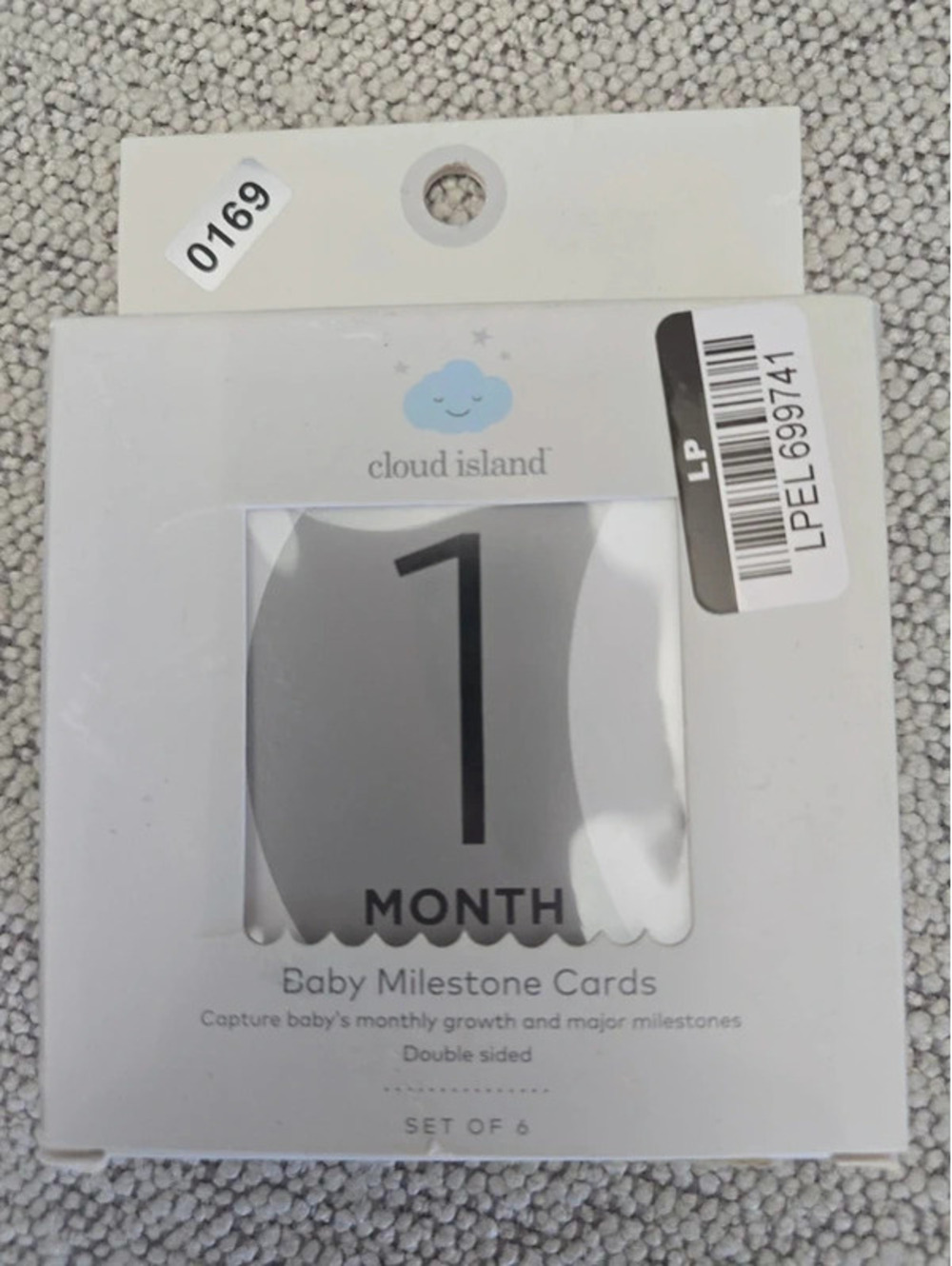 New monthly milestone cards from cloud island item 169 bin 24